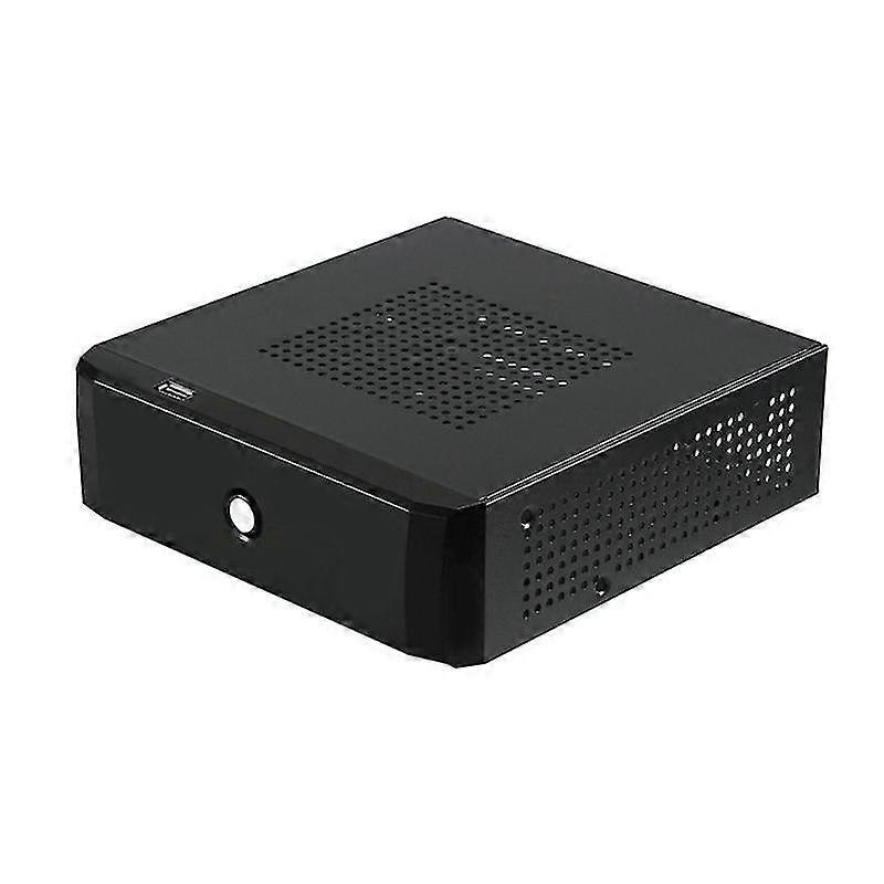Practical Power Supply Home Office Host Enclosure Htpc Computer Case Box 2.0 Usb Desktop Gaming Pc Chassis Fh01 Mini Itx