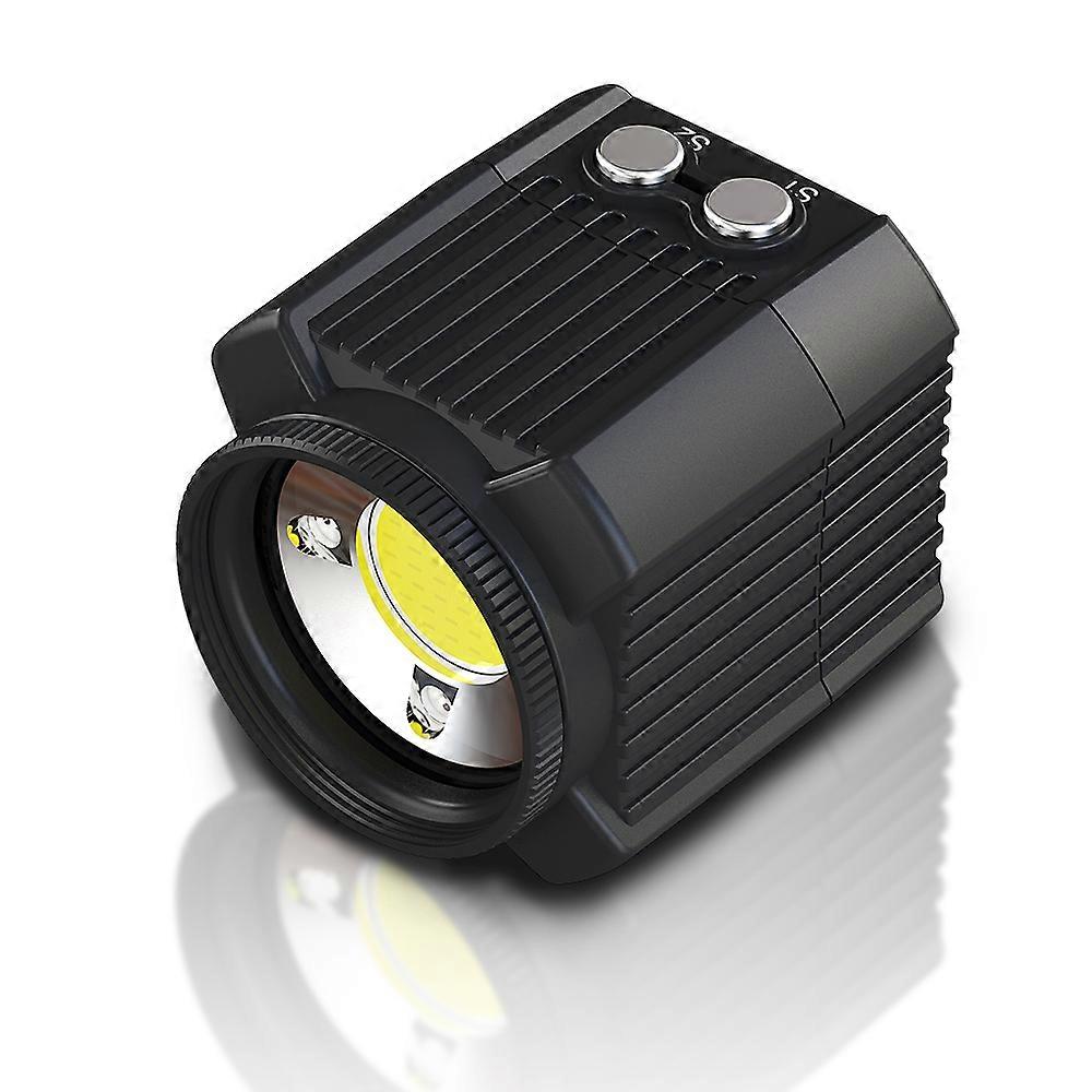 Mini Rechargeable LED Video Light Diving Photography Lamp Underwater 60M Waterproof IPX8 Camping Lighting for DJI Drone/ GoPro/ DSLR Cameras/ Camcord