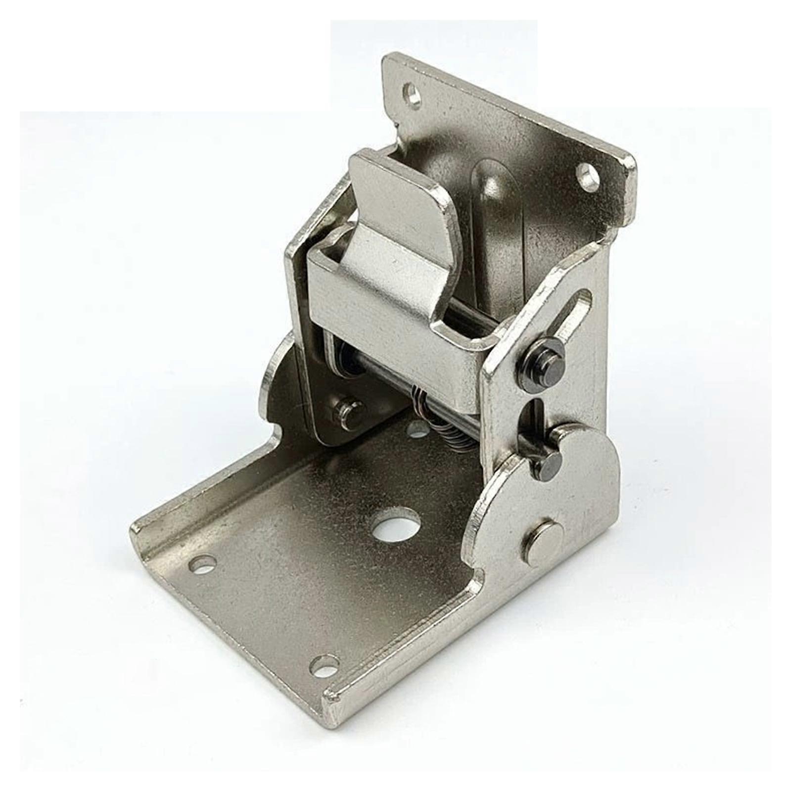Folding Brackets for Bed Legs 0-90 Degree Self-Locking Hinge Heavy Duty Locking Extension Bracket