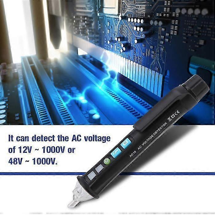 Non-contact Ac Voltage Tester Mestek Intelligent Non-contact Ac Voltage Tester Ac10 1000v Voltage Detector