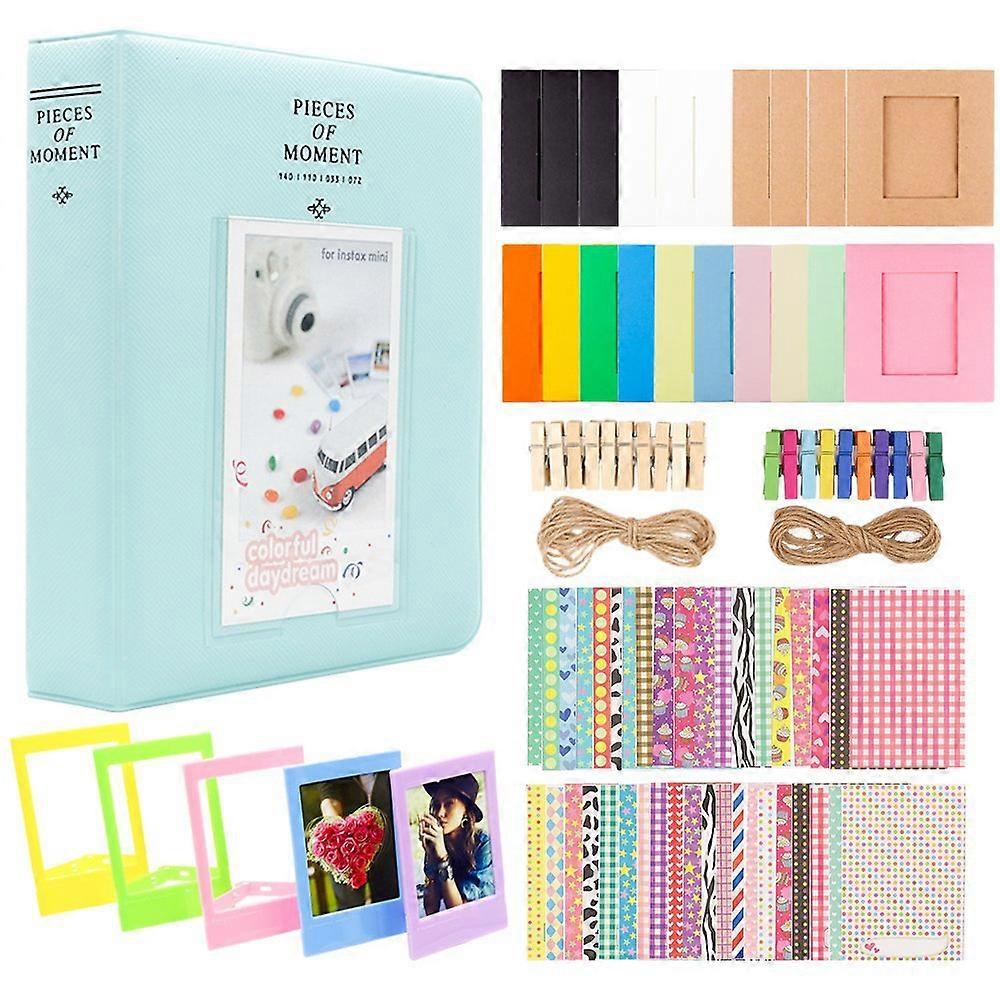 2 x 3 Inch Photo Paper Film Album Set for Fujifilm Instax Mini Camera, Po Shine Toy