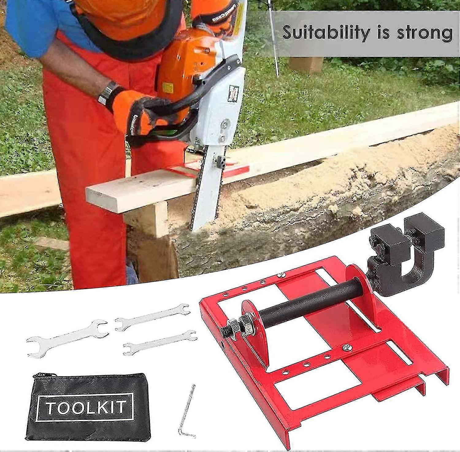 Mini Chainsaw Mill, Cutting, Chainsaw, Grinder, Guide Rail For Construction Workers, Contains 1 Electric Grinder, 1 Set Of Tools