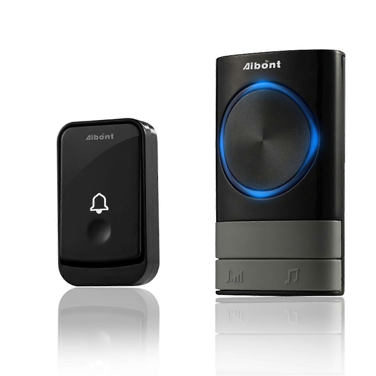 Wireless Doorbell, Adjustable Volume, Moisture-proof And Rust-proof (a)