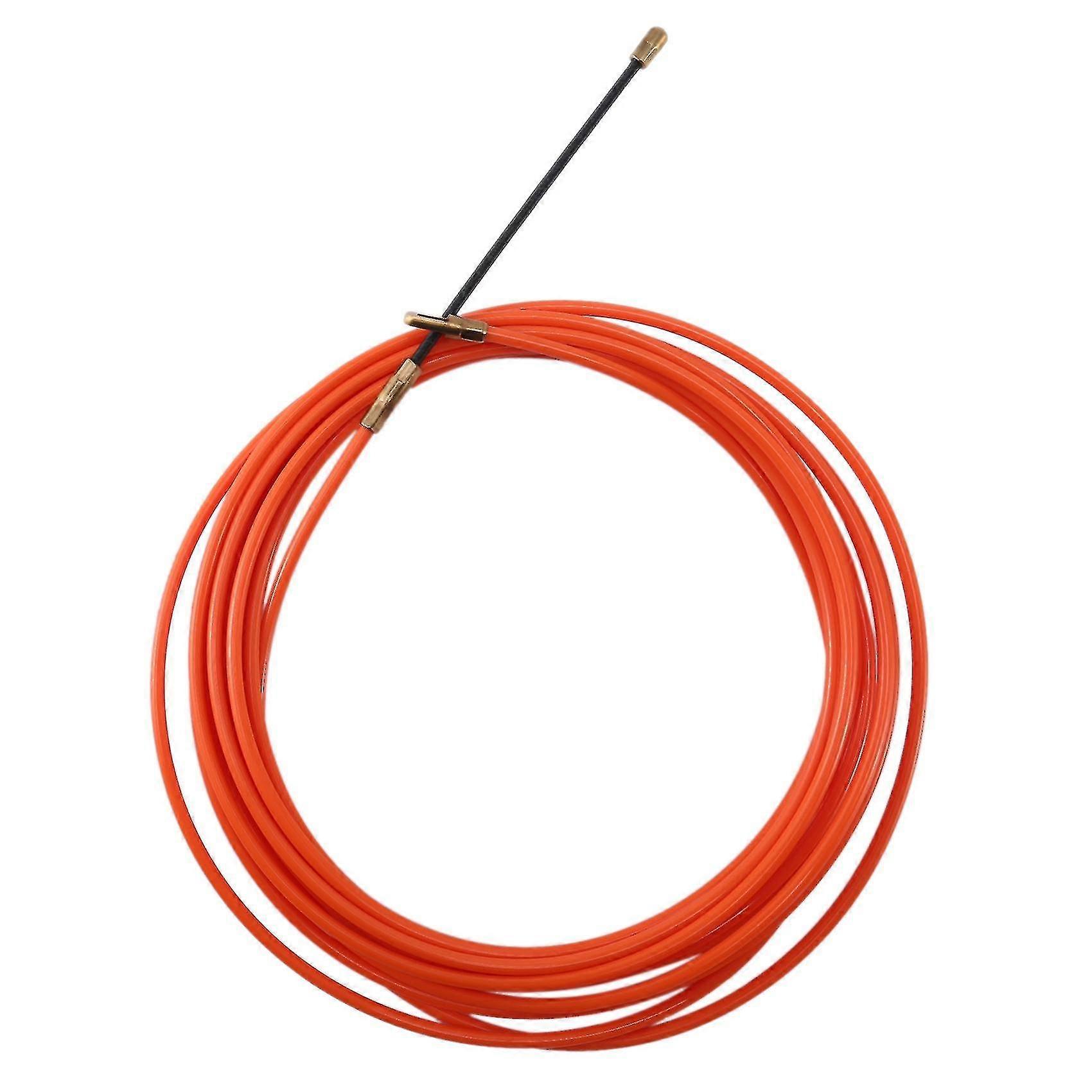 4mm 5 Meter Orange Guide Device Nylon Electric Cable Push