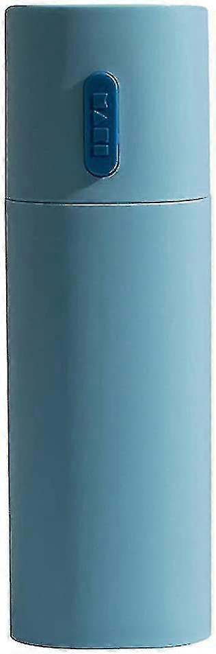Travel Toothbrush Travel Box, Toothpaste Tumbler, Multifunctional Storage Box, Toothbrushing Mug Blue