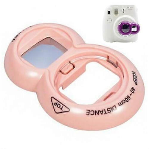 2PCS Selfie Mirror for Polaroid Mini7s / Mini8(Pink)