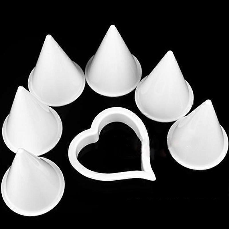 7 in 1 Calla Lily Flower Cake Decorating Fondant Plunger Cutter Molds Tool KAESI