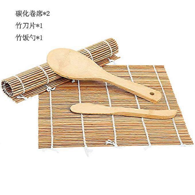 Bamboo Sushi Roll Mat Set For Diy Sushi
