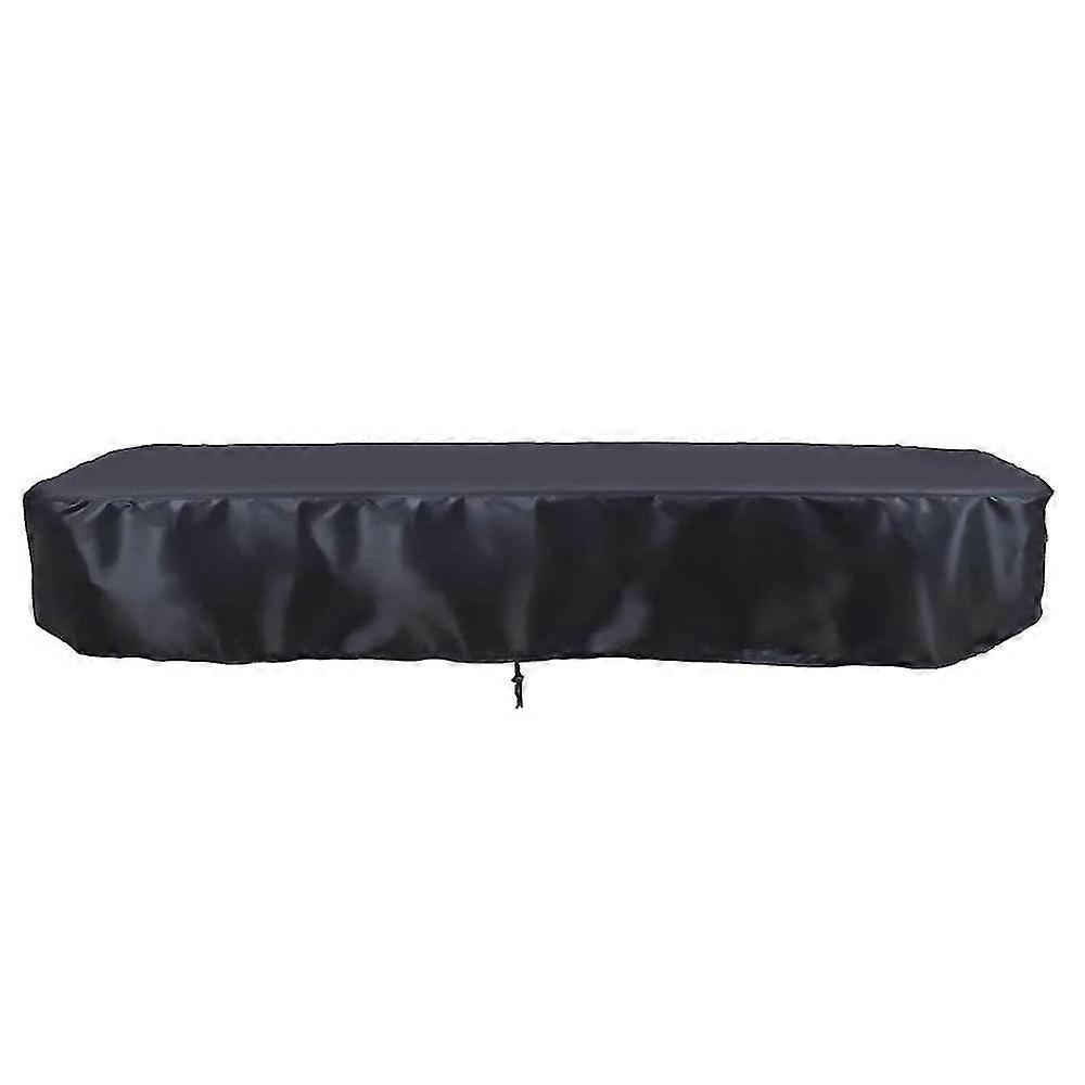 8ft Billiard Pool Table Cover with Drawstring Durable Waterproof Table Cover for Rectangle Table, Black