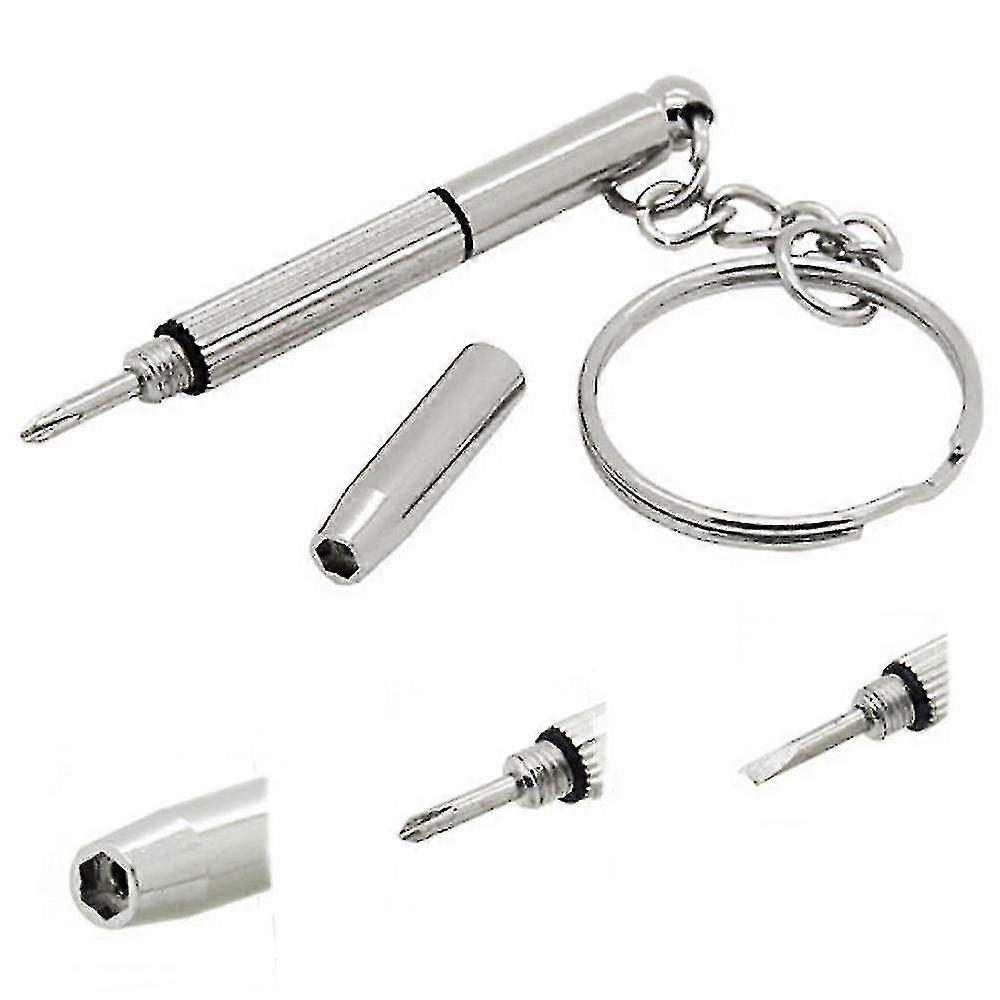 Mini Multifunktionell 3-i-1 Klass B SkruvmejselGlas tillbehör Bärbar reparationsverktygssats