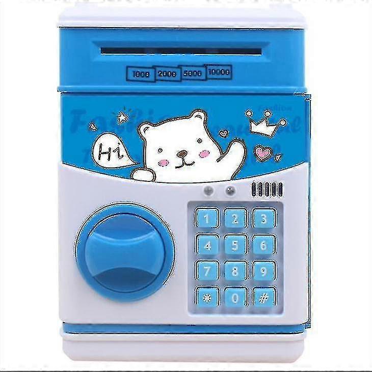 Cartoon Piggy Bank Coin Piggy Bank Atm Deposit Machine Automatic Panda Piggy Bank Code Locks For Children