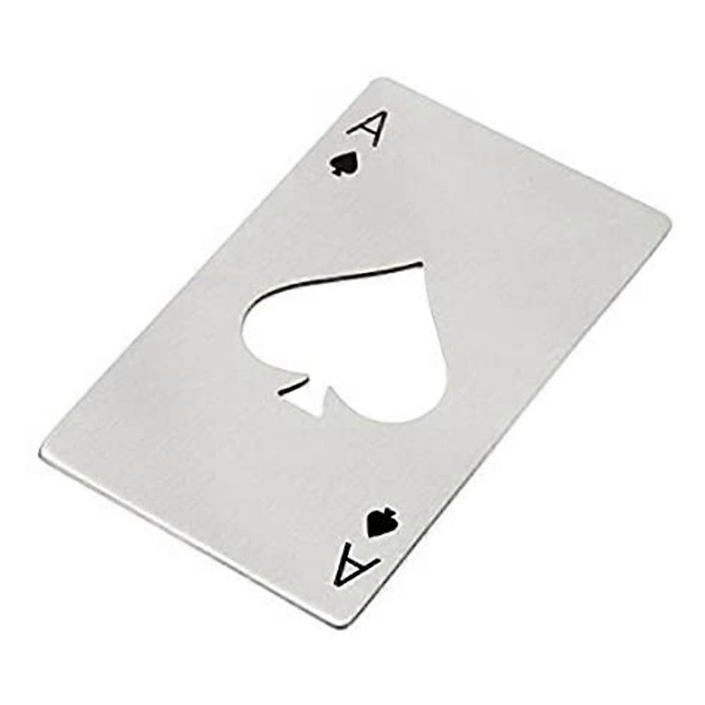 1pcsワインボトルオープナー・栓抜きステンレス鋼クレジットカードサイズカジノビール瓶オープナーキャップオープナーあなたの財布の結婚式のパーティーのための