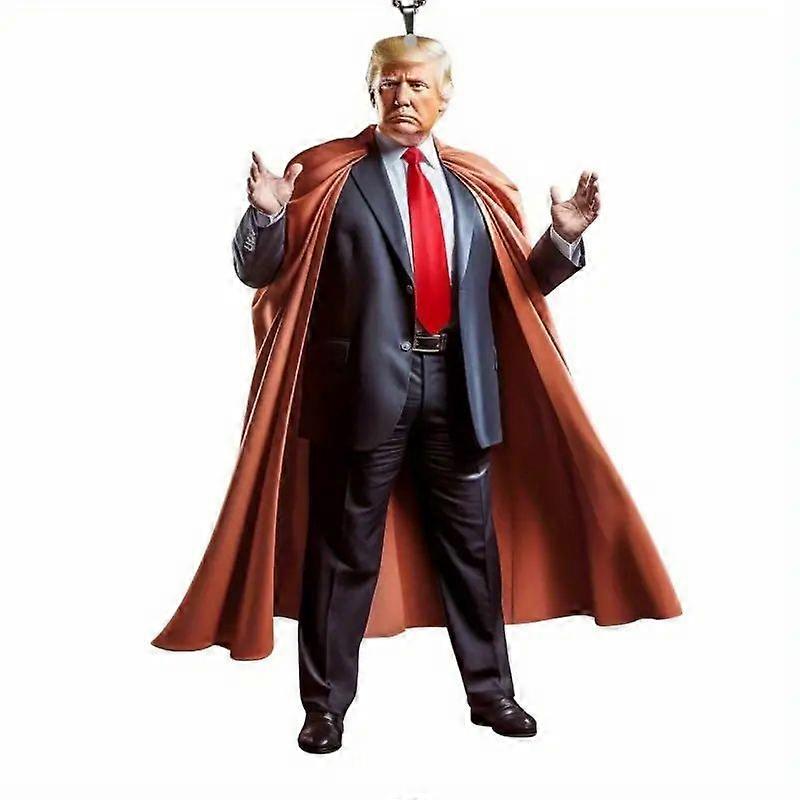 キーホルダートランプ大統領ペンダントアメリカキーホルダーアメリカ大統領選挙装飾小道具面白い車のバックパックキーホルダー
