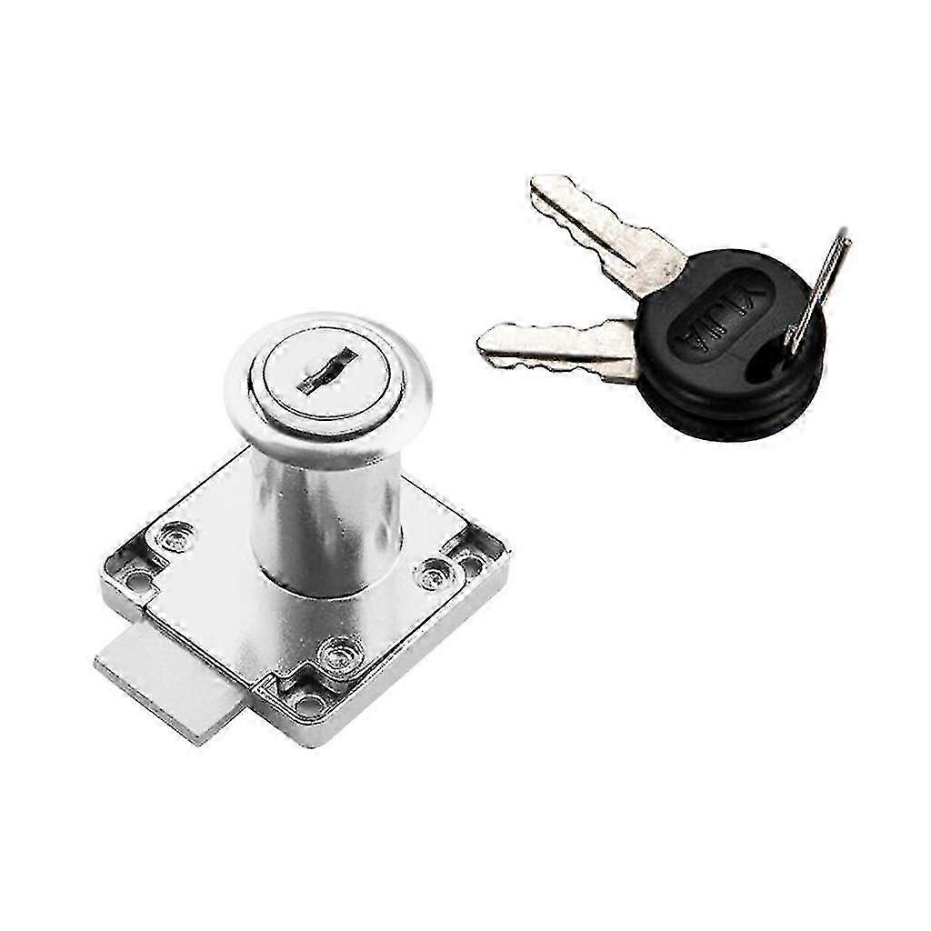 Office Desk Drawer Locker Cupboard Closet Security Lock Black 22mm