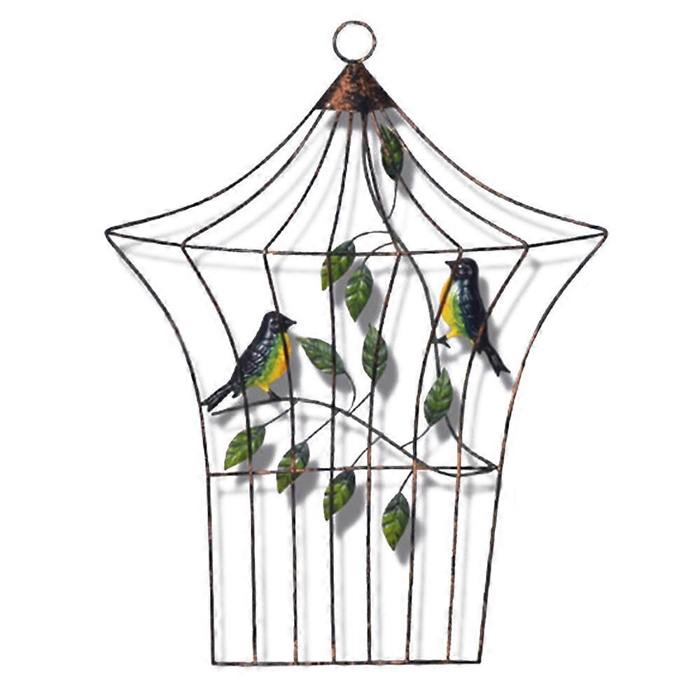 Modern Iron Bird Cage Wall Hanging Decoration