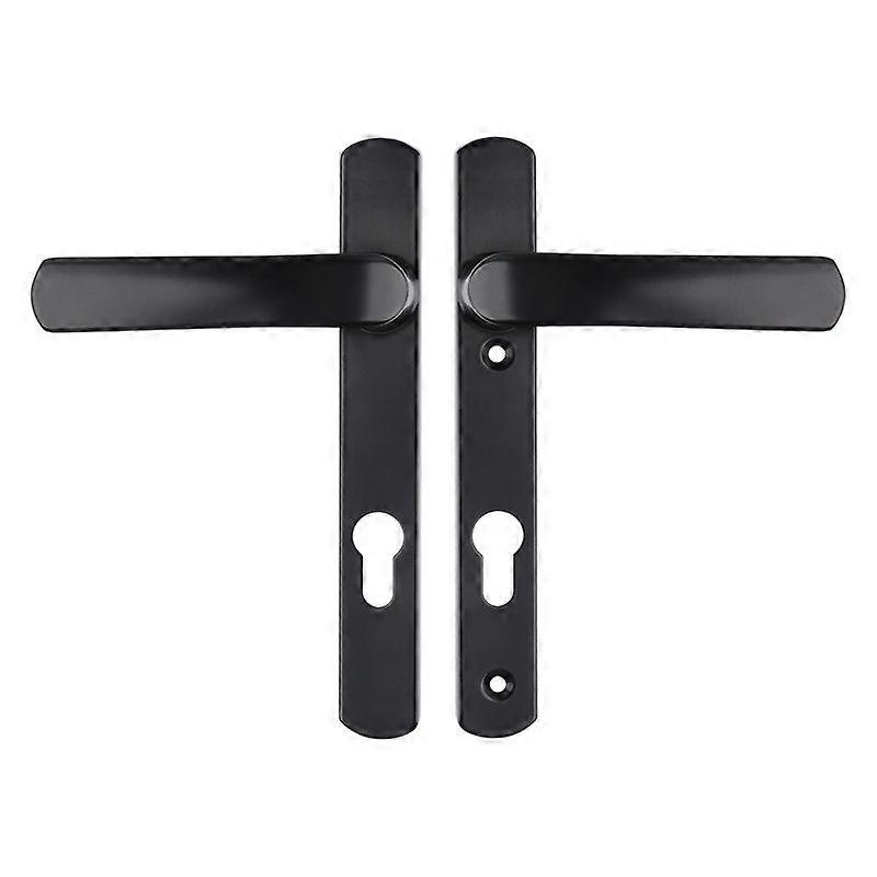 1 Door Handles Set - black - Lever