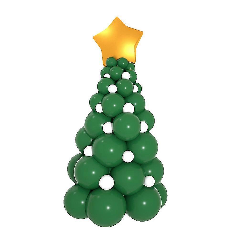 Christmas Tree Shape Balloon Christmas Party Decoration