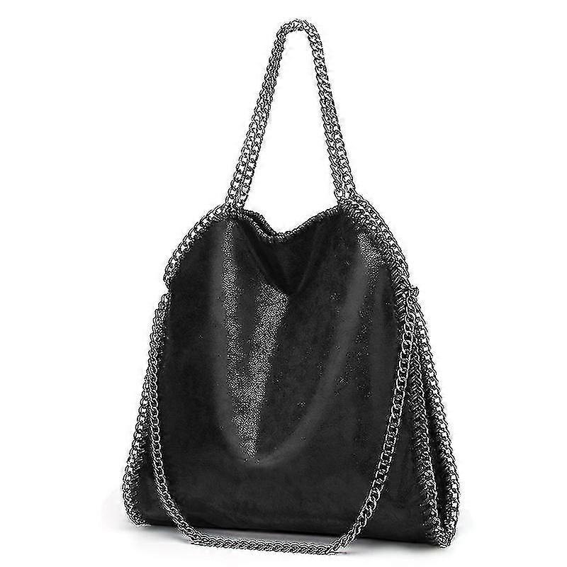 Damväskor Axelväskor Moderiktiga Axelväskor Kedjeväskor Moderiktiga Bärbara Vävda Handväskor med Kedja