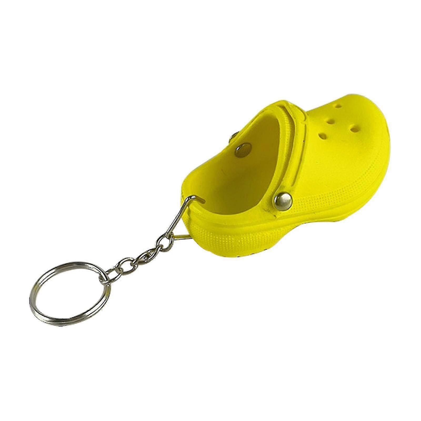 Mini Crocs Sandal Keychain Charm Keyring Key Holder Novelty Keychain Gift