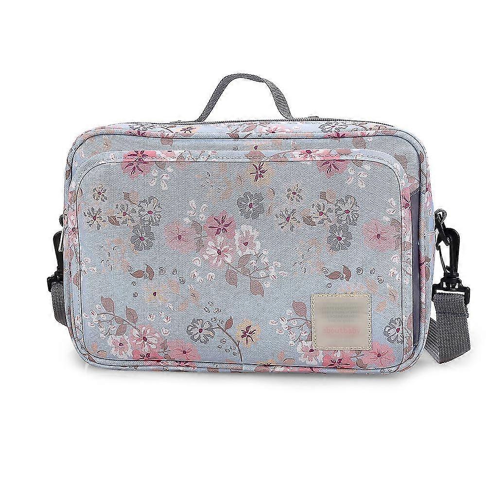 Baby Stroller Organizer Bag With Insulated Pocket, Universal Fit Most Strollers