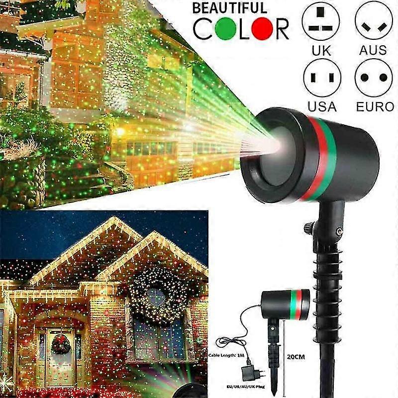 Laser Projector Light Outdoor Waterproof Led Stage Light Garden Tree Moving Laser Projector Christmas Party Home Decoration,USA Plug