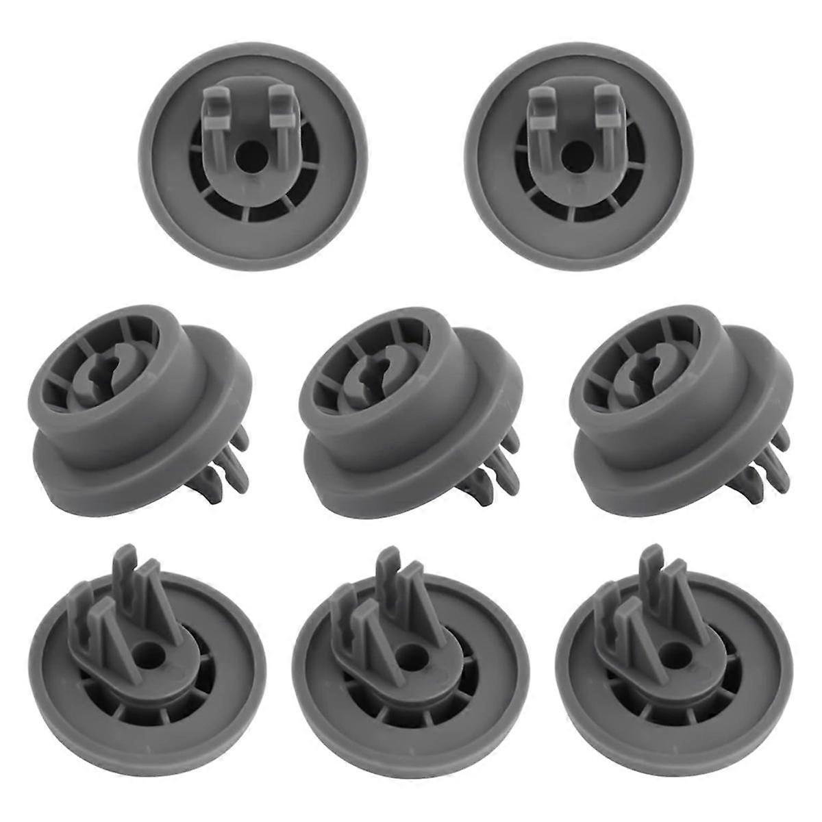 8 Pack DD66-00023A Dishwasher Rack Roller Replacement for Dishwasher Lower Dishrack Wheels Replaces 2002711