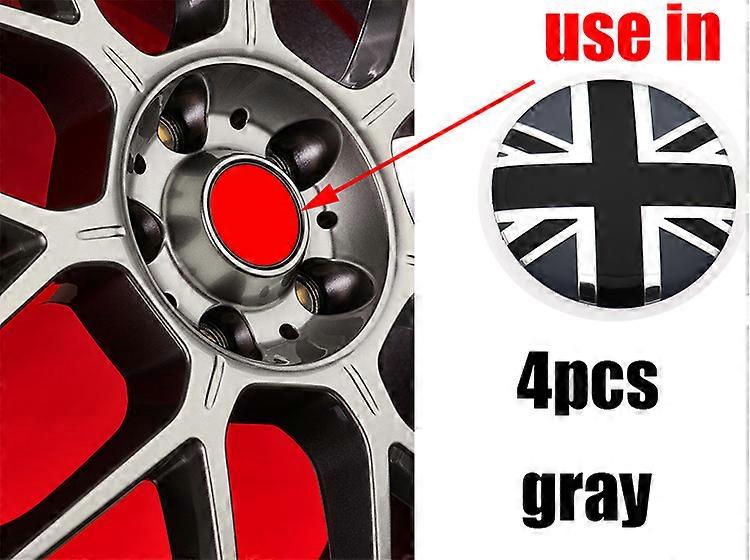 4 قطع 68 مم 65 مم 60 مم 56 مم 54 مم 52 مم شعار السيارة عجلة مركز محور كاب ريم تجديد شارة الإبداعية يغطي ملحقات ملصقات الديكور