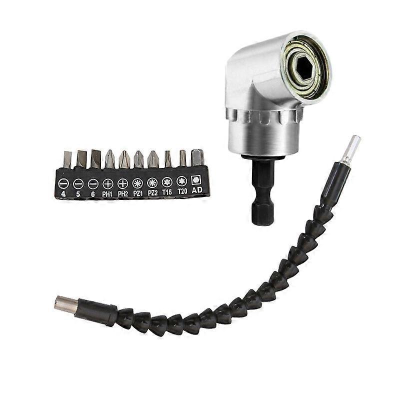 Carbon Steel Flexible Shaft Connector Extender Screwdriver Drill Bits Holder Kit