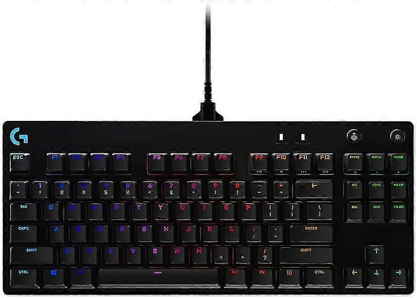 Logitech G, Pro Mechanical Gaming Keyboard, Ultra-Portable Design without Numeric Keypad, Detachable Micro-USB Cable(Black)