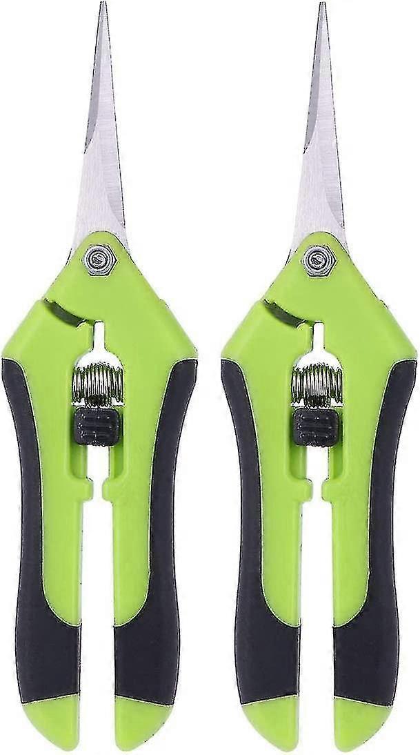 Gardening Pruning Pruning Shears (green Black) (2pcs)