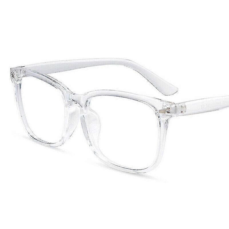 light filter block clear lens computer women glasses white