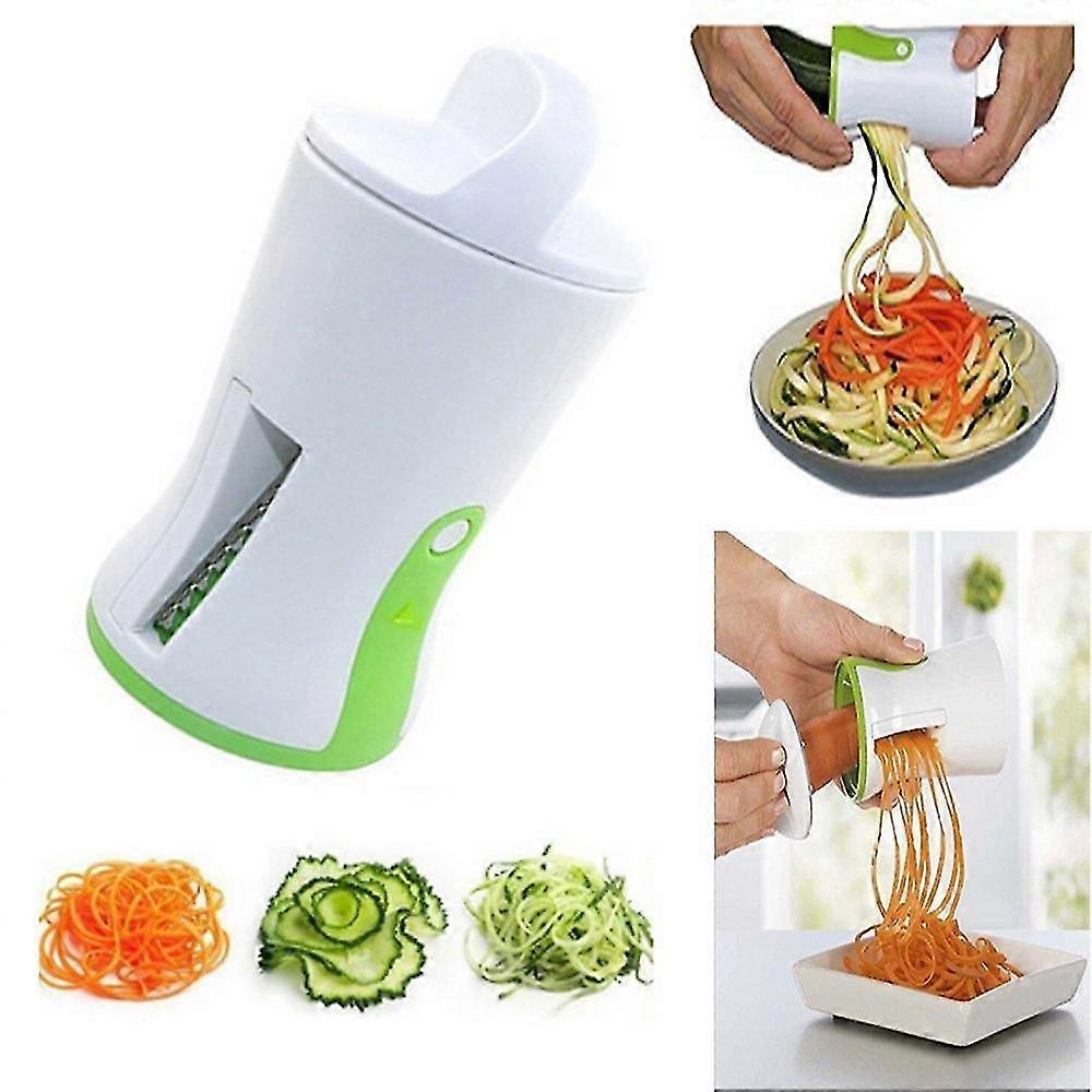 1 Pc Spiral Funnel Vegetable Grater Abs Stainless Steel Carrot Cucumber Slicer Chopper Vegetable Sp