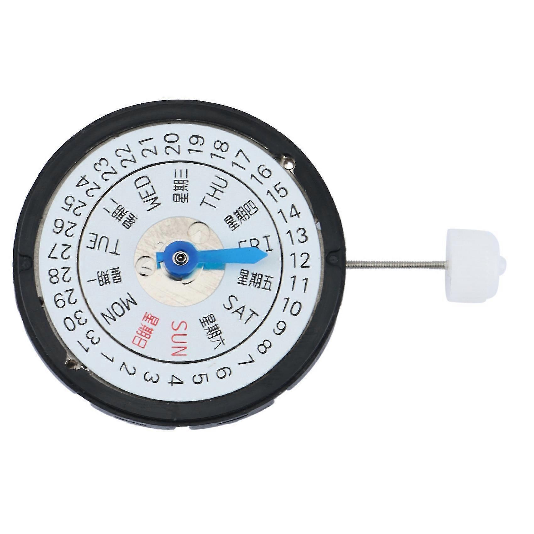 Nh36 Accuracy Automatic Watch Movement Blackwhite Date Day Wheel Wristwatch Replacement For Nh36 M