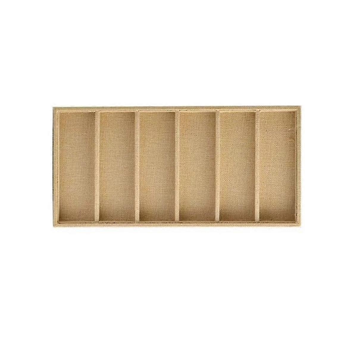 1 stücke 6 Schlitzgläser Display Box, Gläser Organizer Sortierbox, Gläser Display Schmuck Organizer Tablett, B