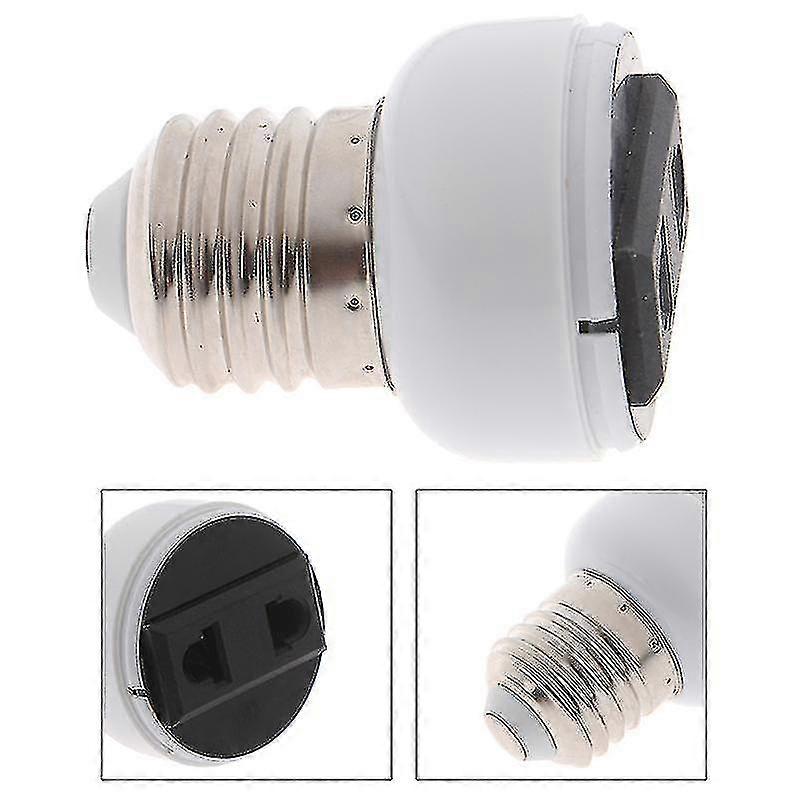 E27 Screw Socket Lamp Light Holder Bulb Convert To Power Female Outlet-fjkhf