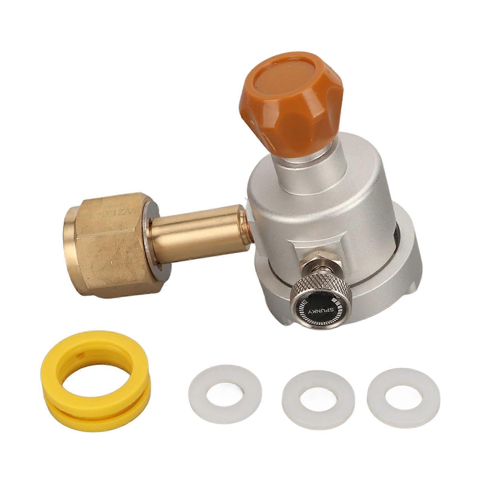 सोडा वाटर एडाप्टर W21.814 थ्रेडेड इंटरफ़ेस कॉपर एल्यूमिनियम सोडा मशीन कला के लिए त्वरित कनेक्टर