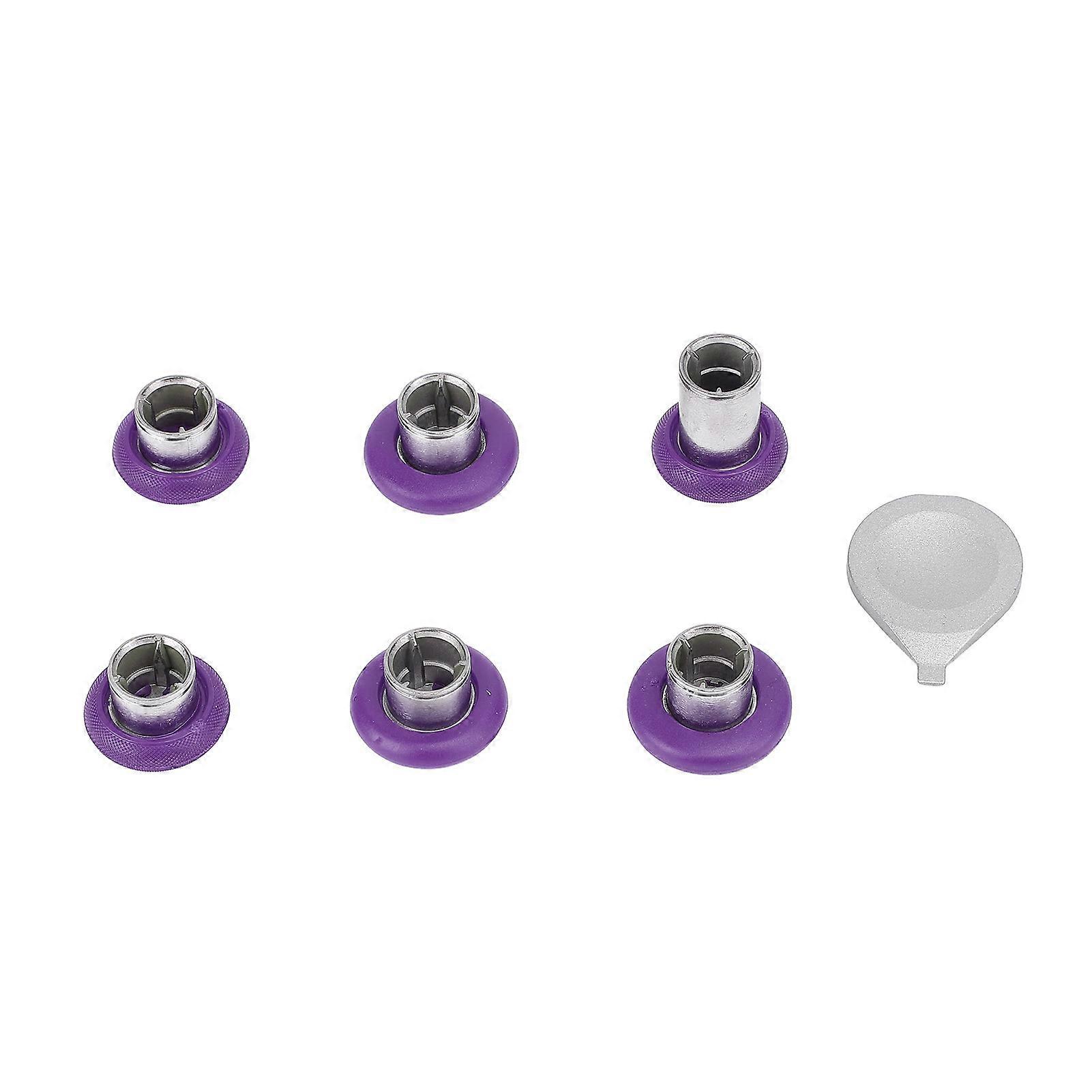 Manette de jeu interchangeable en caoutchouc et acier inoxydable pour Elite Series 2, violet