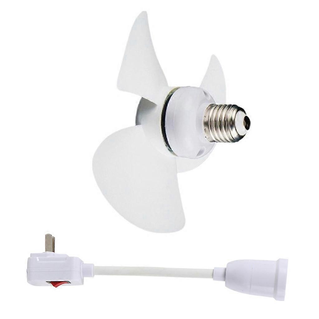 E27 Screw Fan Bathroom Kitchen Ceiling Fan 6" Strong Wind for Dormitory