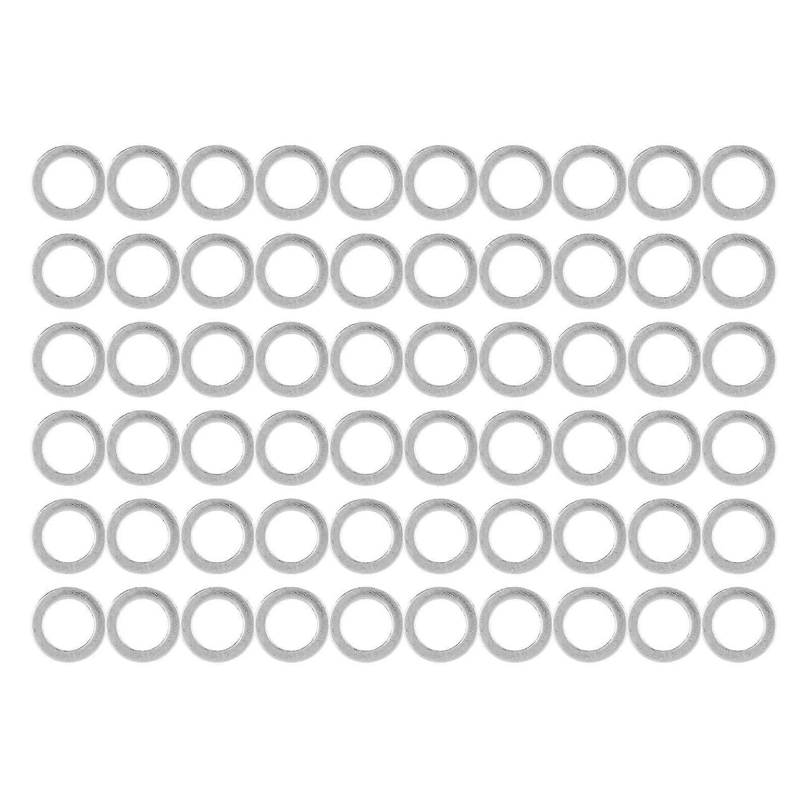 60-Piece Washer Flat 6mm ID 9mm OD Stainless Steel Accessory Set for Raspberry Pi Maintenance with ABS Enclosure Heat Dissipation