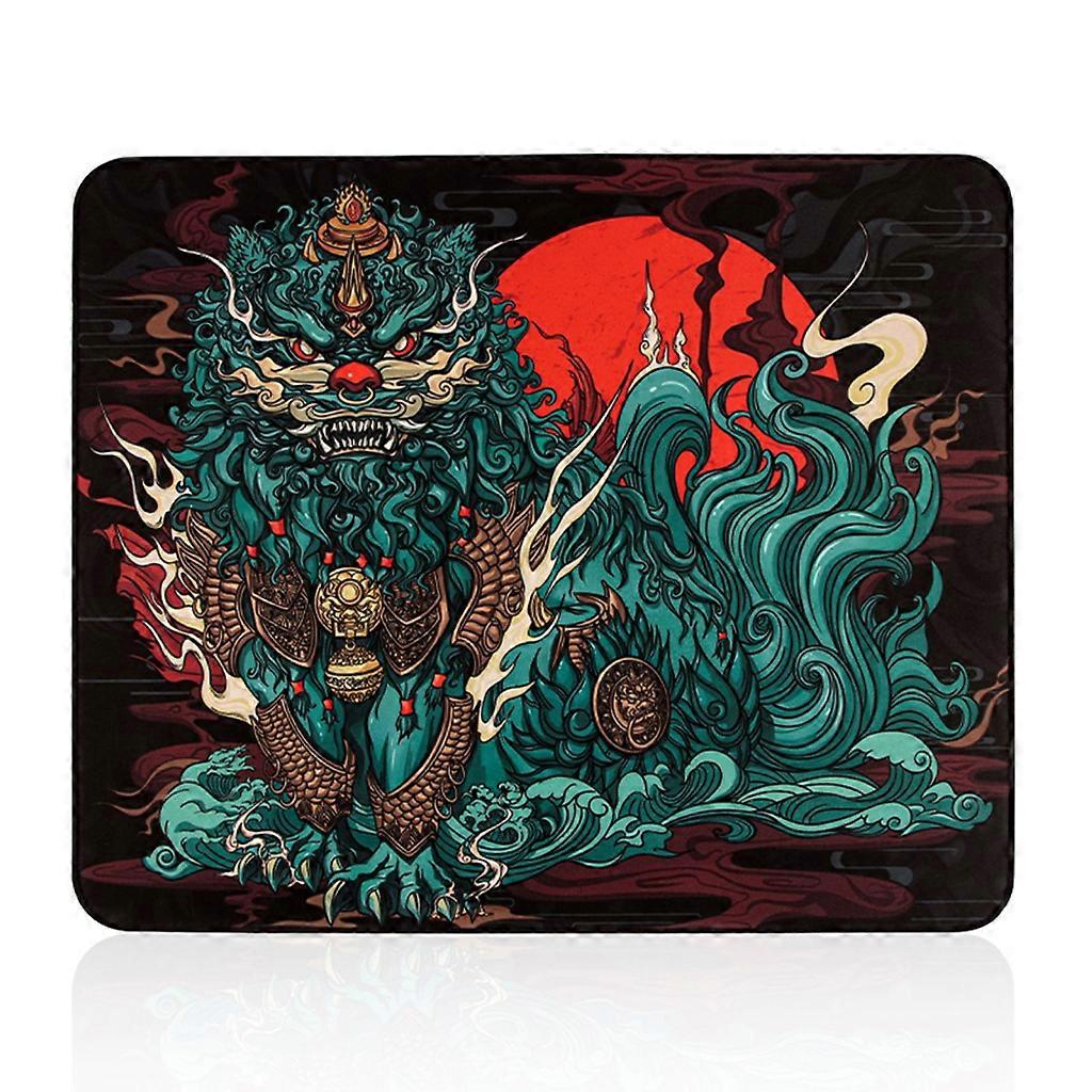 Smooth Large Mouse Pad Non-Stitched Edge Polyester Woven Non-slip Mouse Mats
