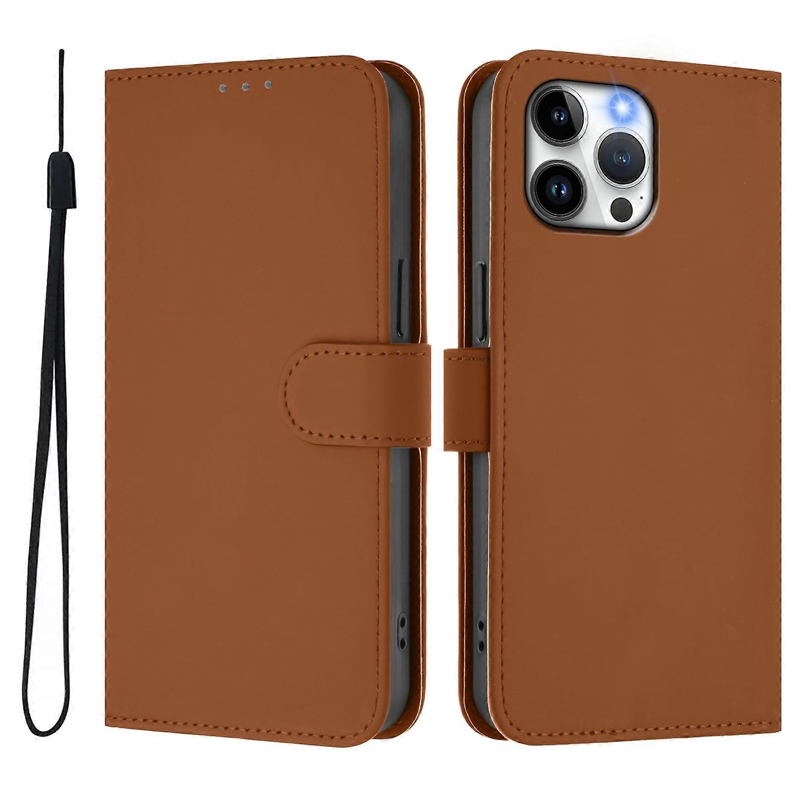 Skin Feel Leather Phone Case For iPhone 13 Pro Max