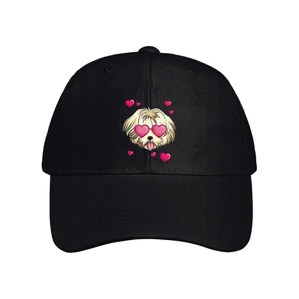 Shih Tzu Heart Eye Baseball Cap