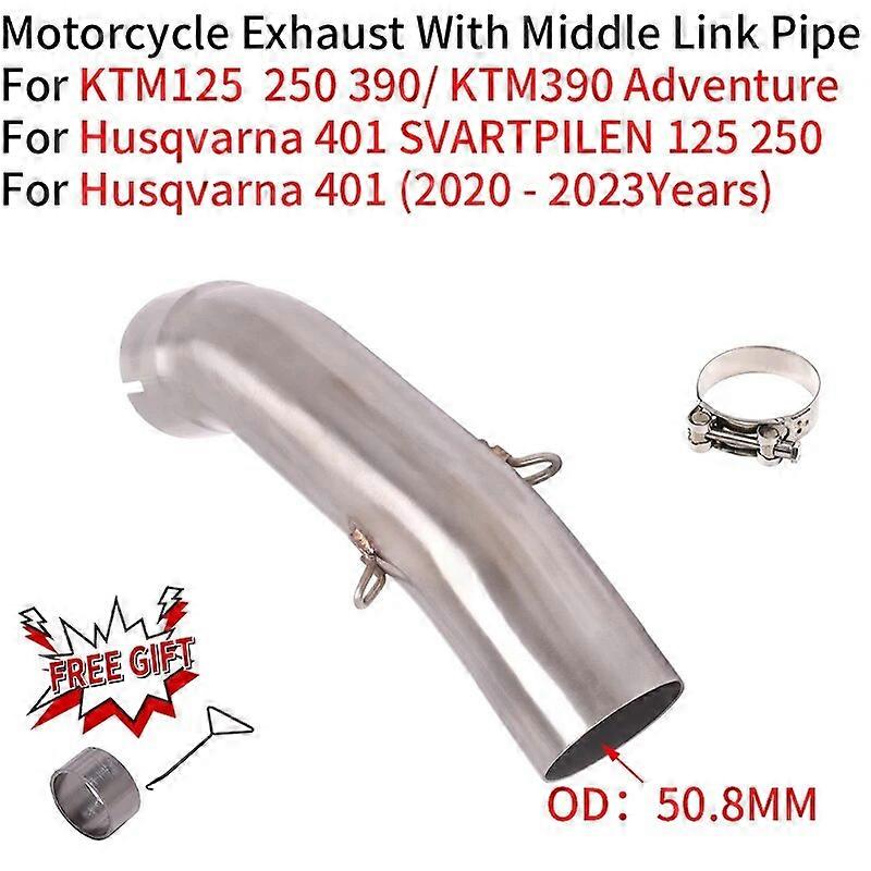 Motorcycle Yoshimura Exhaust System Modify Muffler Middle link Pipe DB Killer For KTM DUKE 125 250 390 ADV Adventure 2020 2021