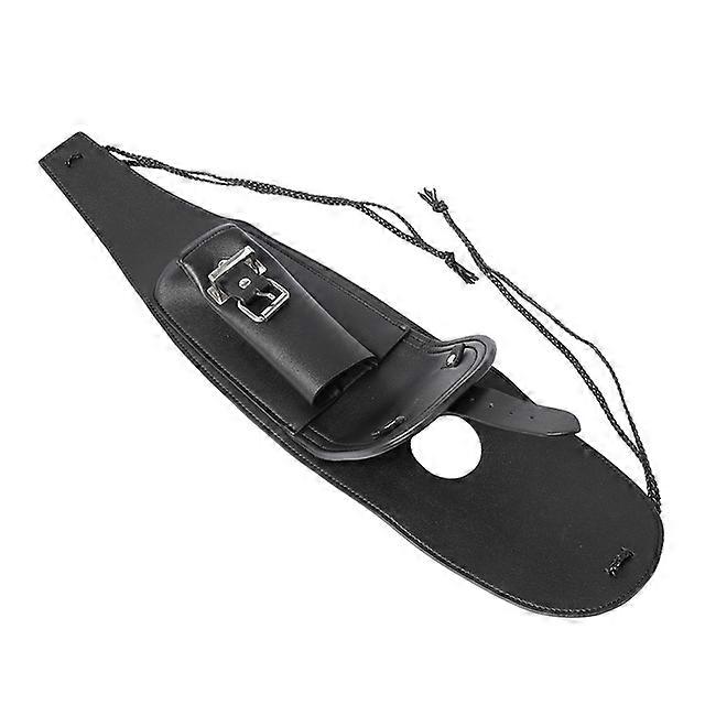 أسود دراجة نارية بو جلد وقود خزان الغاز حقائب دراجة نارية غطاء وسادة يناسب هارلي سبورتستر الحديد XL 883 1200 48