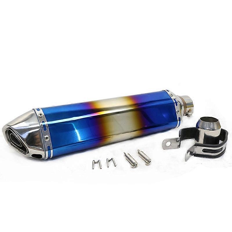 470 مم دراجة نارية طويلة 51 مم أنبوب العادم مع كاتم صوت موتو الدراجة وعاء الهروب من أجل دوكاتي 696 848 tmax 500 530 crf 230 vespa nc750x