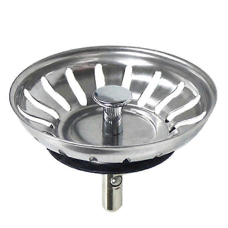 1x Stainless Steel Kitchen Sink Strainer Stopper Waste Plug Sink Filter Bathroom Basin Sink Drain Kitchen Filter Waste PlugCraft Pipe Cleaners