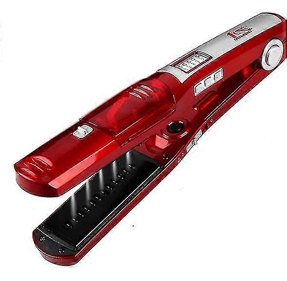 Steam straightener, moisturizing permanent styling tool(Red)