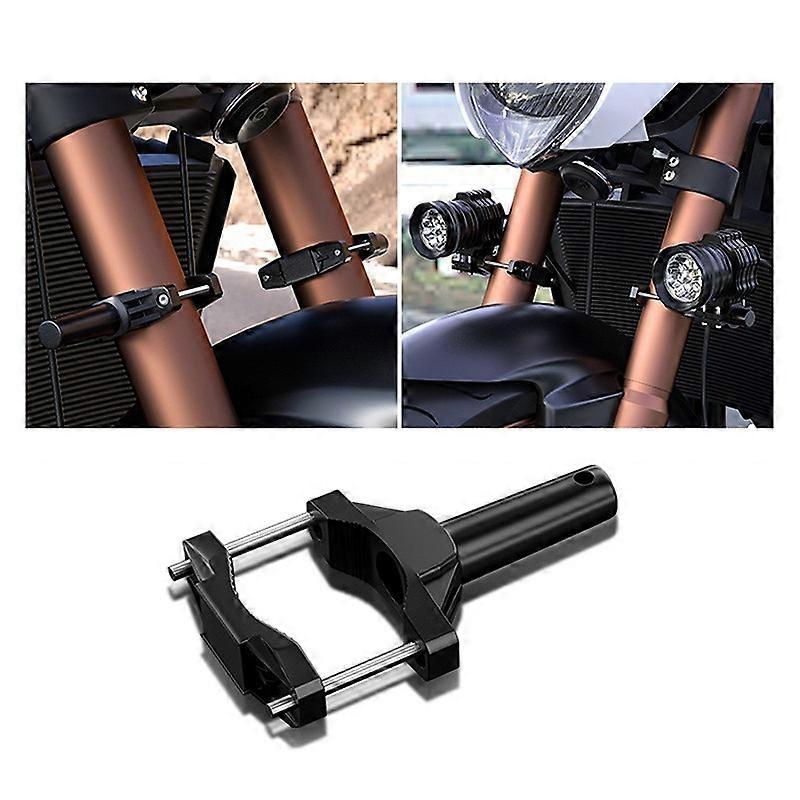 2pcs Motorcycle Headlight Bracket Offroad Headlight Mounting Clip Universal Motorcycle Bumper Headlight Extension Bracket