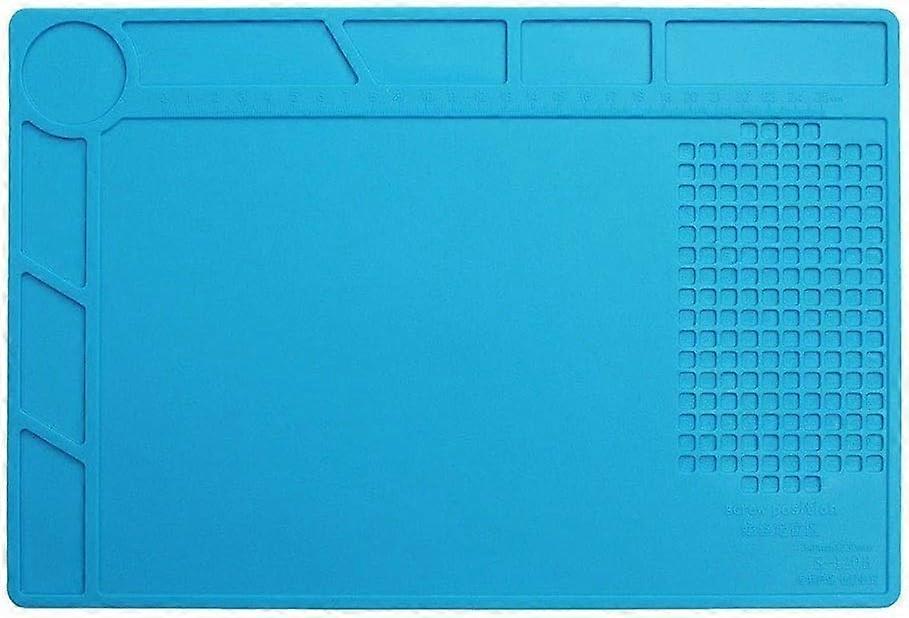 2025 New Anti-Static Silicone Soldering Mat Screw Cut Section Notches Heat Resistant Anti-Static