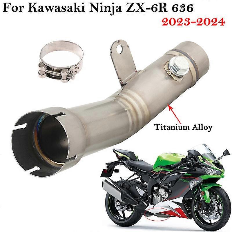 Tubo de Escape para motocicleta Kawasaki Ninja ZX6R, silenciador